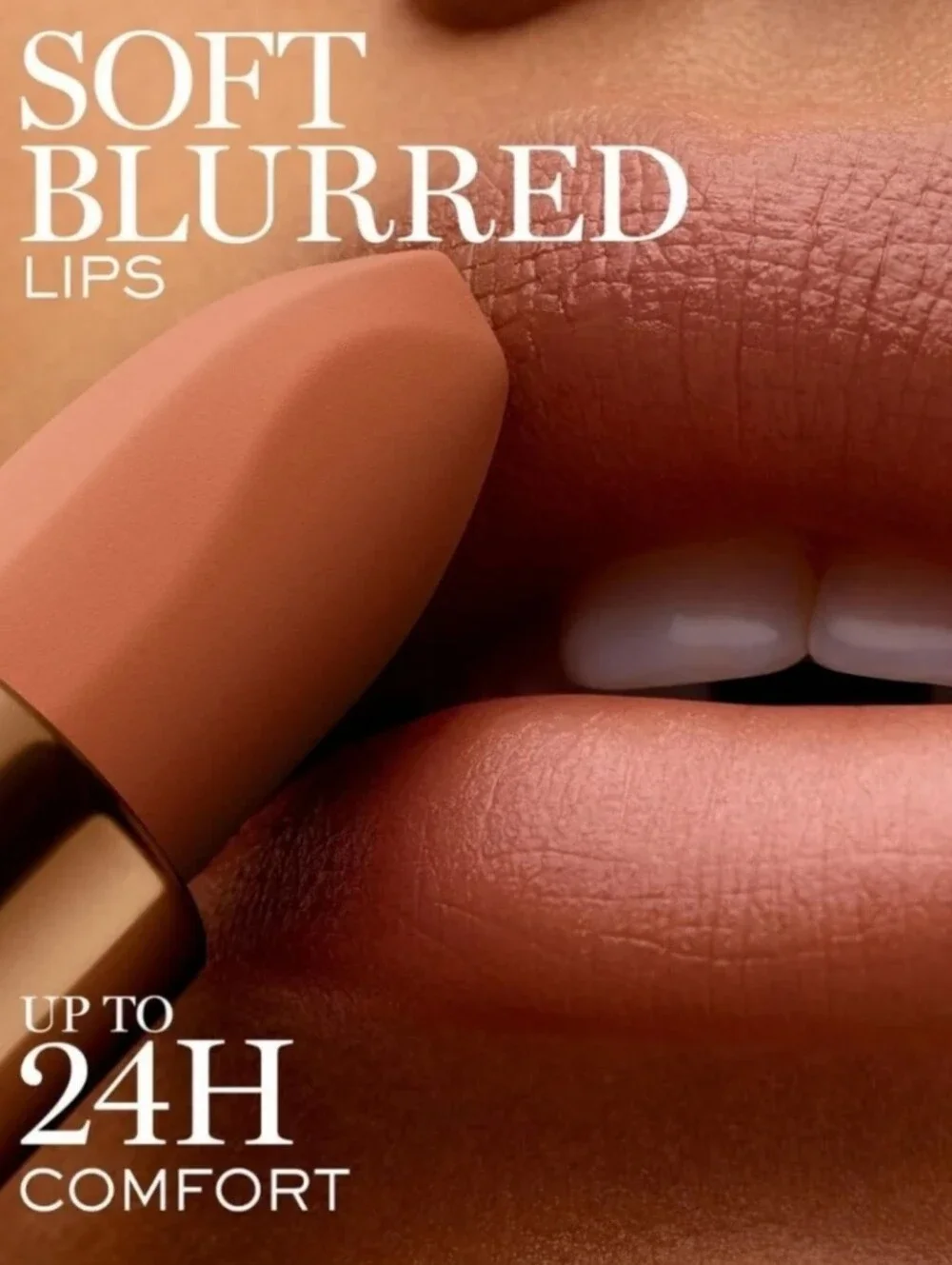 Lancome Soft Matte Lipstick in Love Whispers - Rosewood Nude - NEW